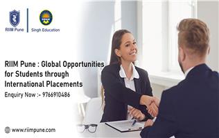 RIIM Pune : Global Opportunities for Students through International Placements
