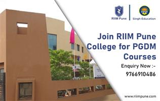 Join RIIM Pune College for PGDM Courses